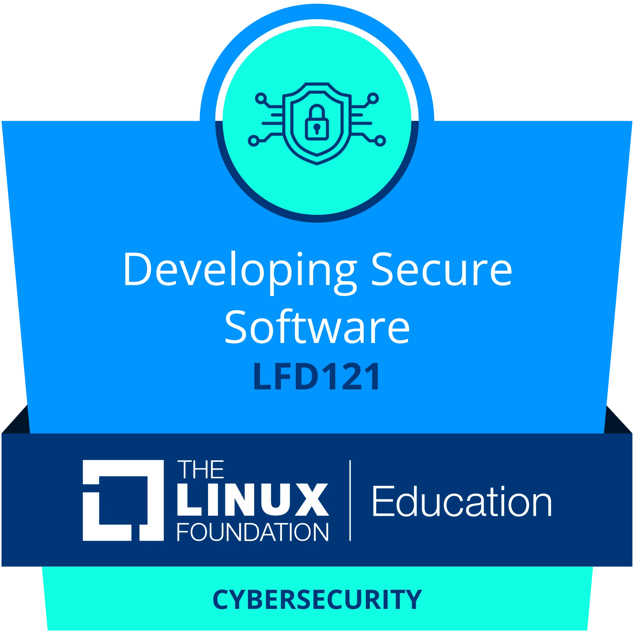 LFD121 Developing Secure Software badge
